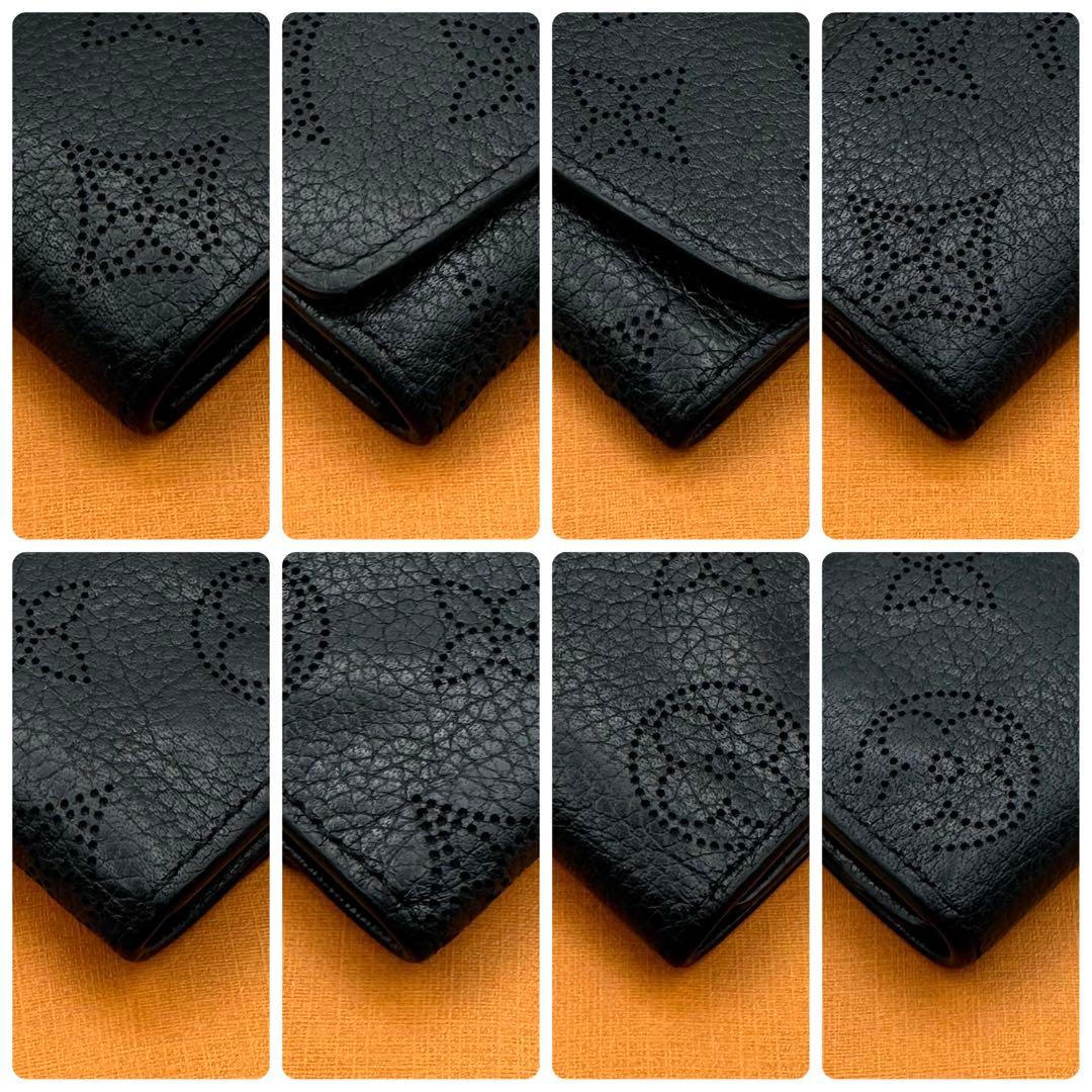 【極美品】ルイヴィトン マヒナ ミュルティクレ4 キーケース 4連 ブラック 黒