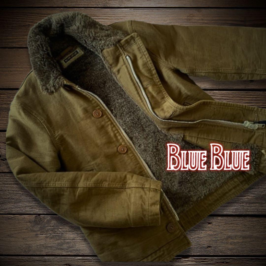 『名作希少』BLUE BLUE(ブルーブルー)デッキジャケット ジャーマンクロス