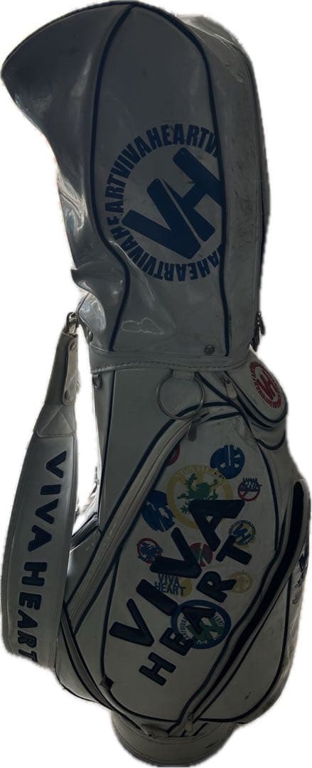 VIVA HEART ホワイト キャディバッグ