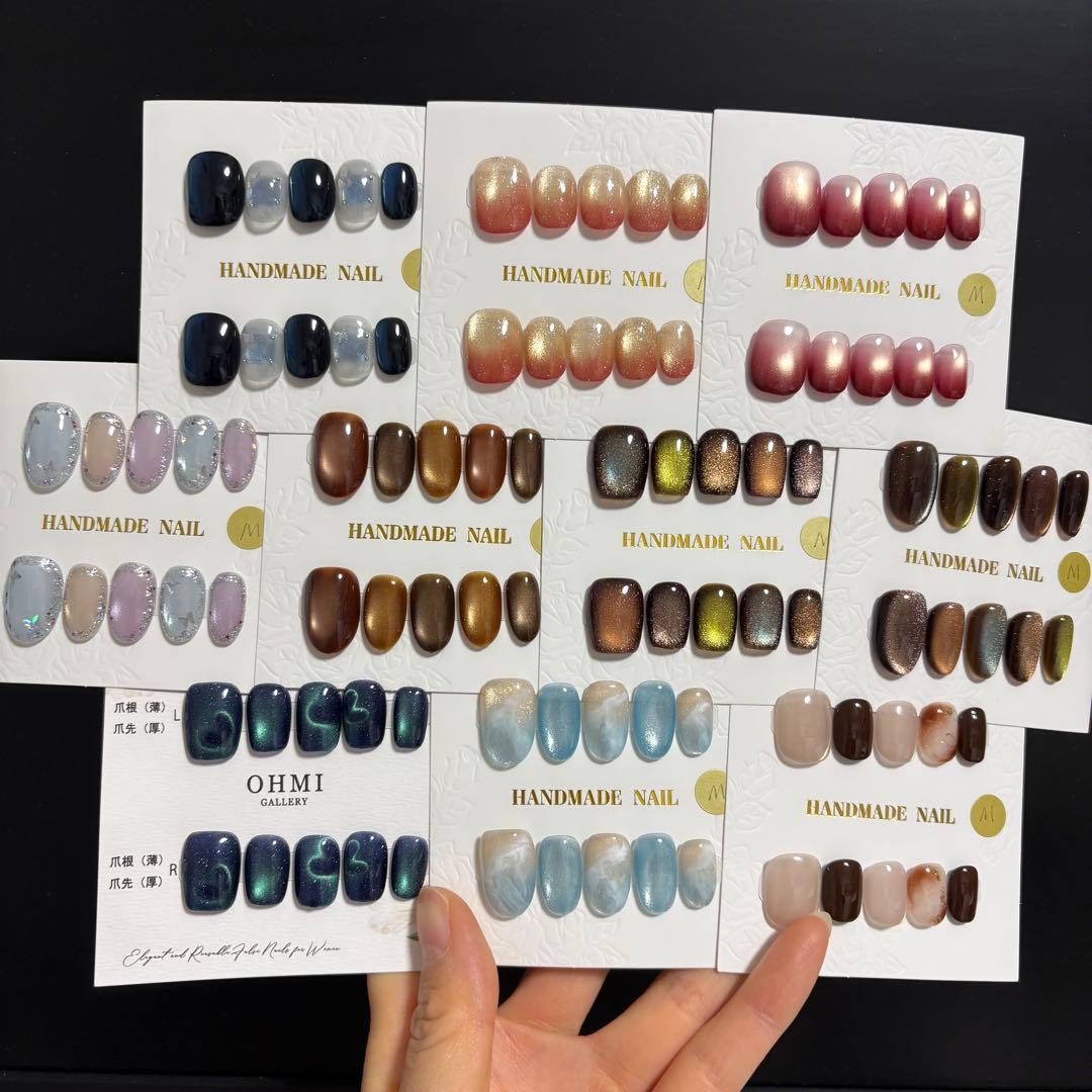 南国くま 様リクエスト　ネイルチップ合計10点　Mサイズ