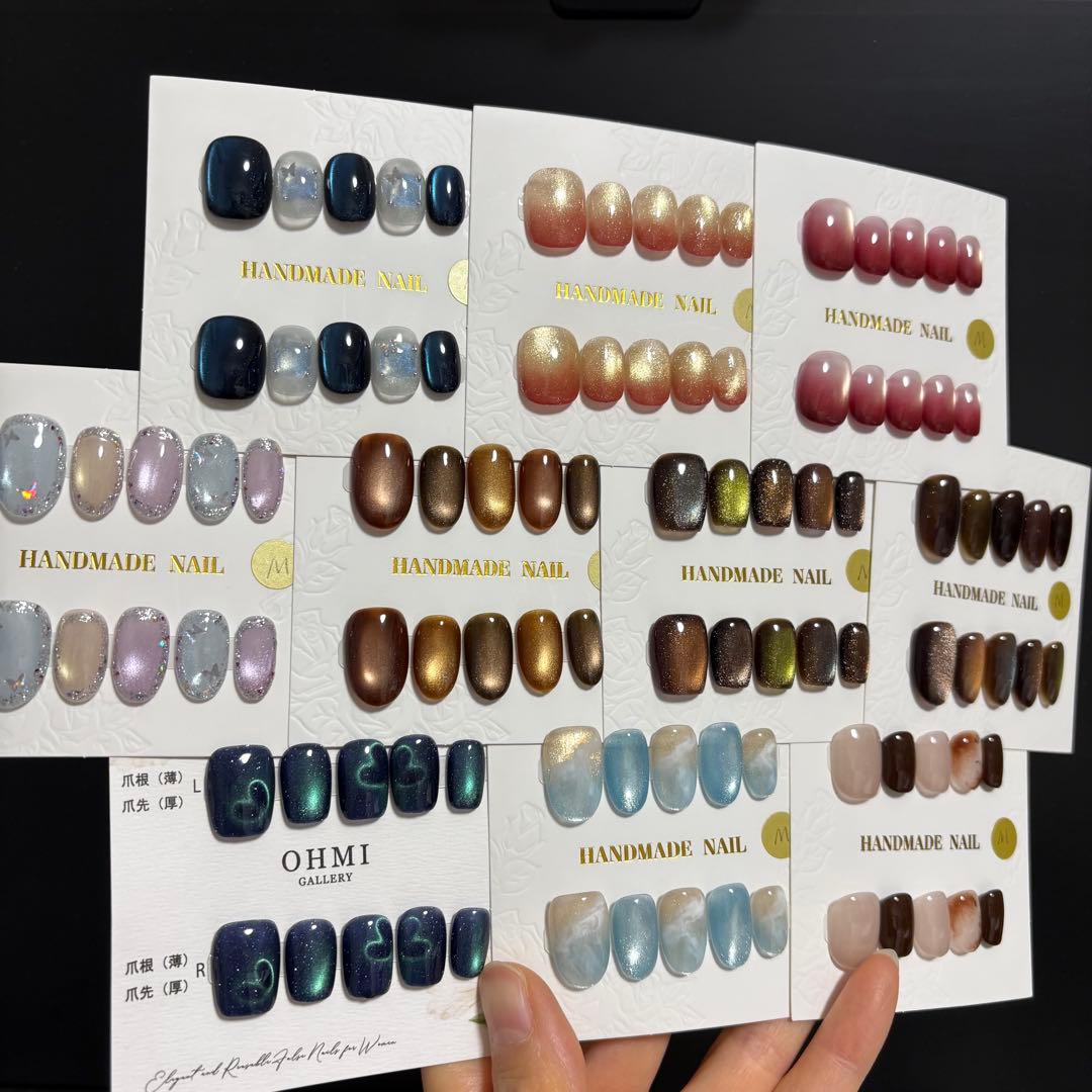 南国くま 様リクエスト　ネイルチップ合計10点　Mサイズ