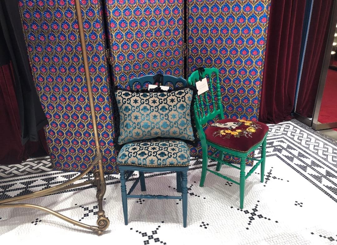 よ*ー様 【最終値下】GGジャカードクッション　GUCCI