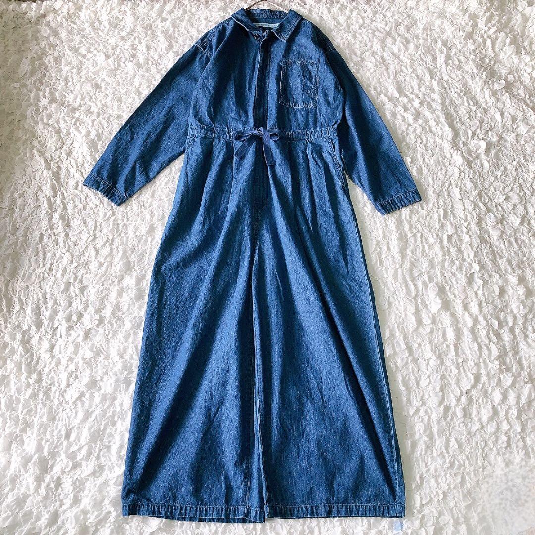 購入者様決定 【美品】ニコアンド 2025SS ワークジャンプスーツ デニム