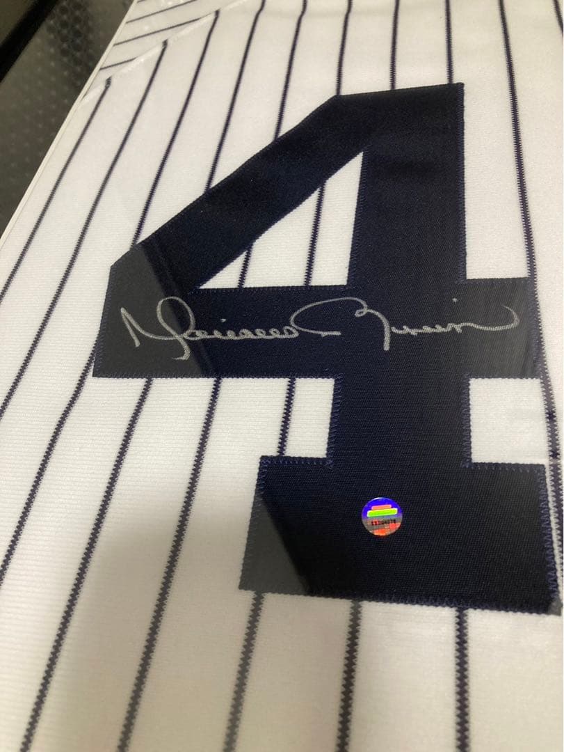 希少　刺繍サイン入り　MLB ヤンキース　 マリアノリベラ　ユニフォーム