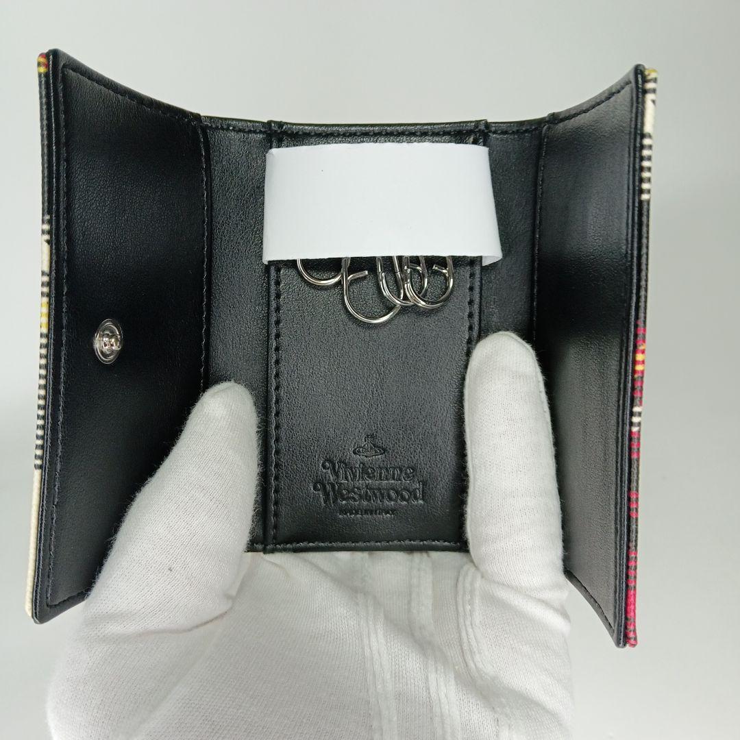 ビビアンウエストウッド キーケース チェック柄