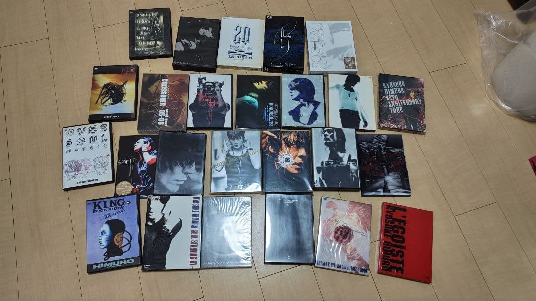 氷室京介 DVDまとめ売り　ビデオパンフ等オマケ付き　氷室京介