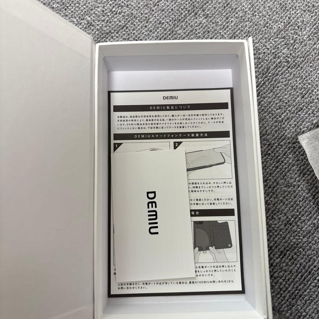 未使用品 DEMIU ベージュ iPhoneケース iPhone15ProMax