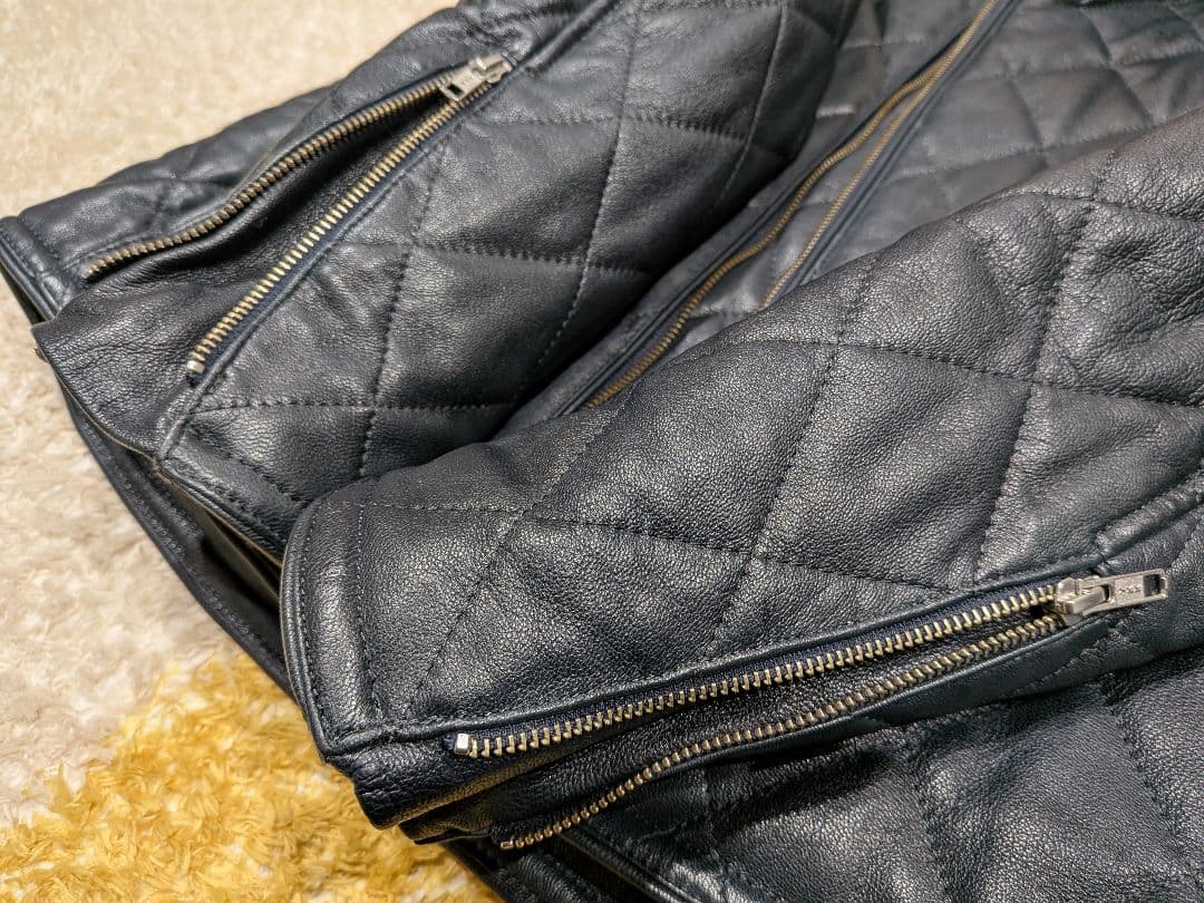 KADOYA カドヤ DB9 レザージャケット サイズ：LL NAVY