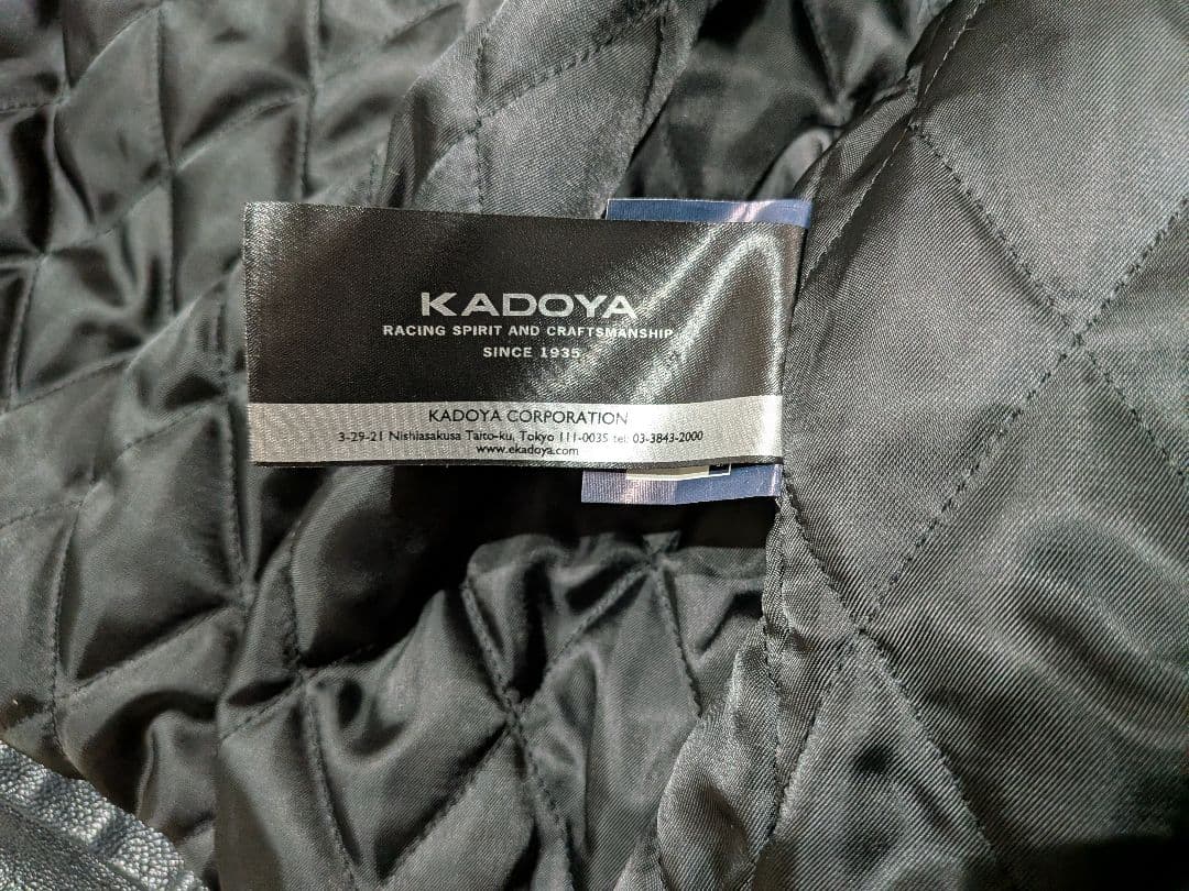 KADOYA カドヤ DB9 レザージャケット サイズ：LL NAVY