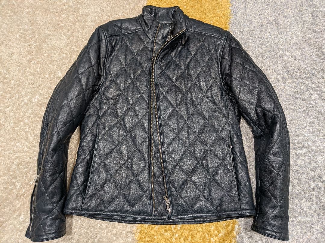 KADOYA カドヤ DB9 レザージャケット サイズ：LL NAVY