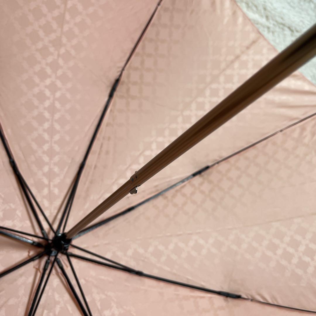 未使用品 CELINE セリーヌ 折り畳み傘 ベビーピンクカラー マカダム柄