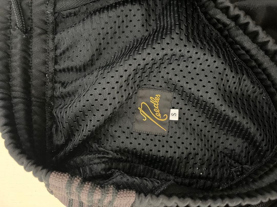 Needles トラックパンツ ブラックストレ ート S