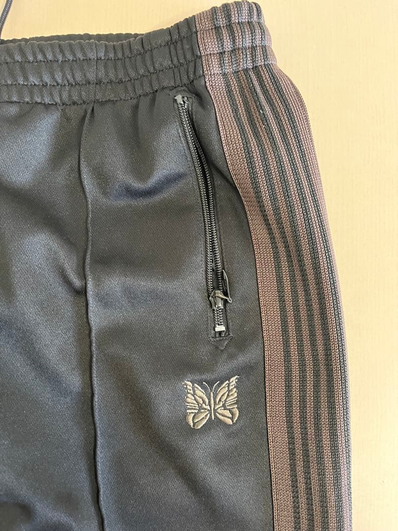 Needles トラックパンツ ブラックストレ ート S