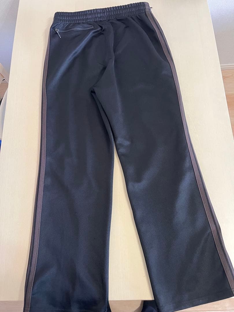 Needles トラックパンツ ブラックストレ ート S