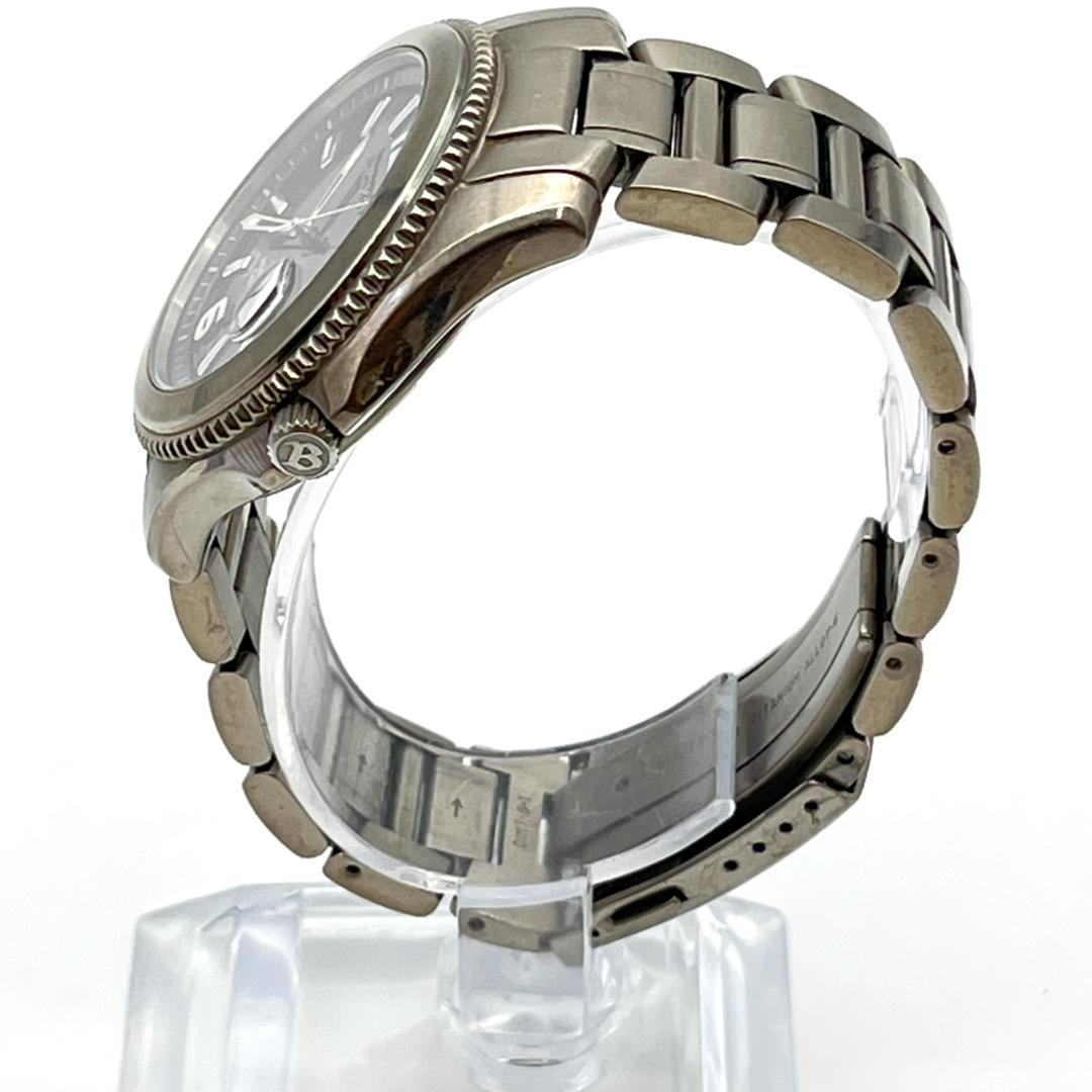 セイコー 腕時計 パーペチュアル 新品電池交換済 チタン ラウンド ブラック文字