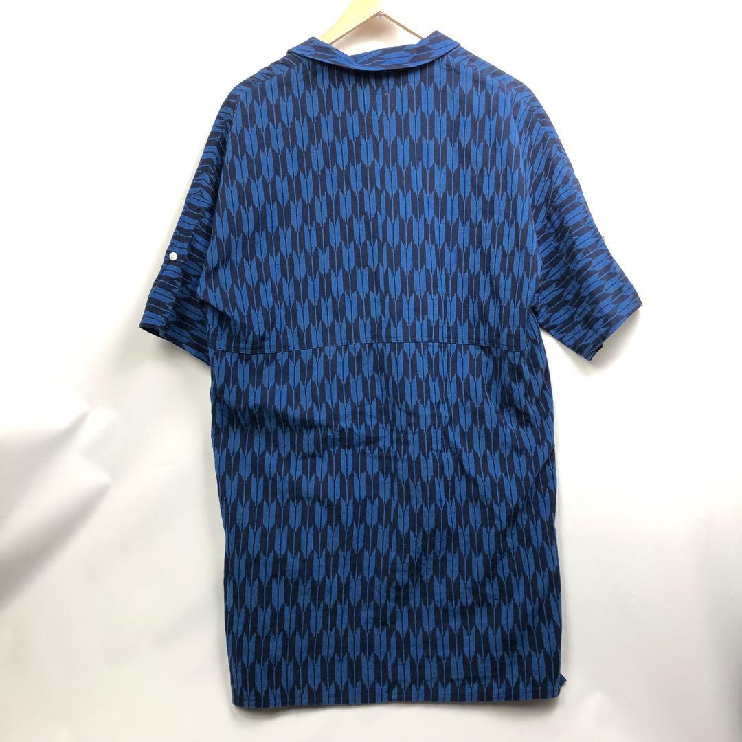 久留米絣 儀右衛門 ギエモン 矢絣柄 チュニック オカモト商店