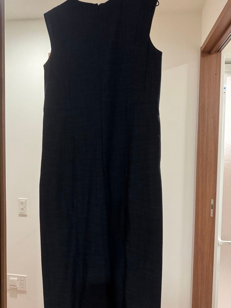 イエナ　スクエアショルダー　デニム　オールインワン