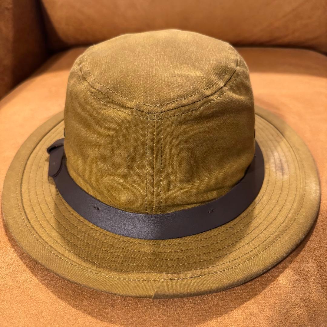 美品 Lサイズ FILSON ティンクロス パッカー ハット ダークタン