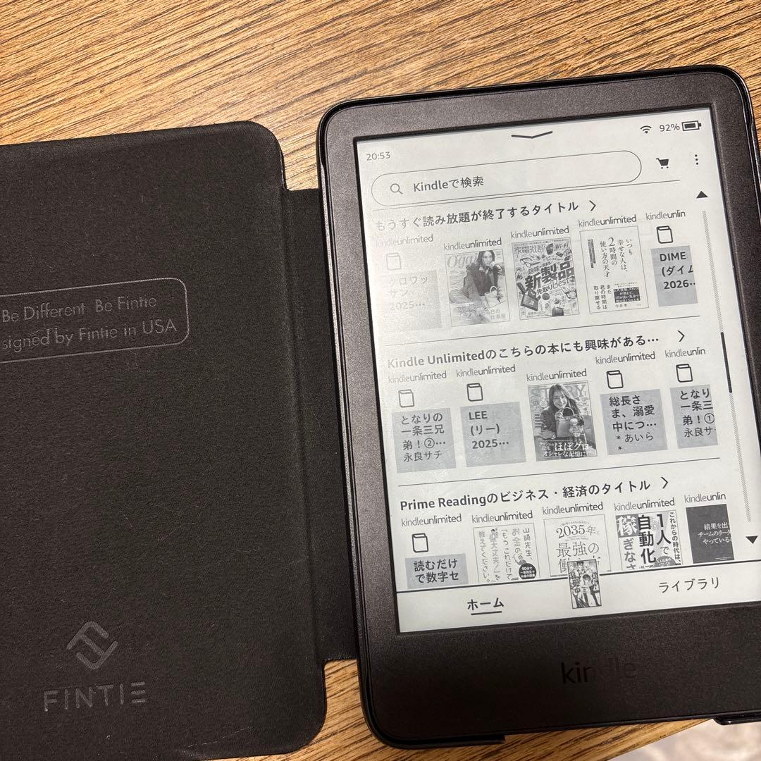 Kindle (第11世代) カバー付き 広告なし