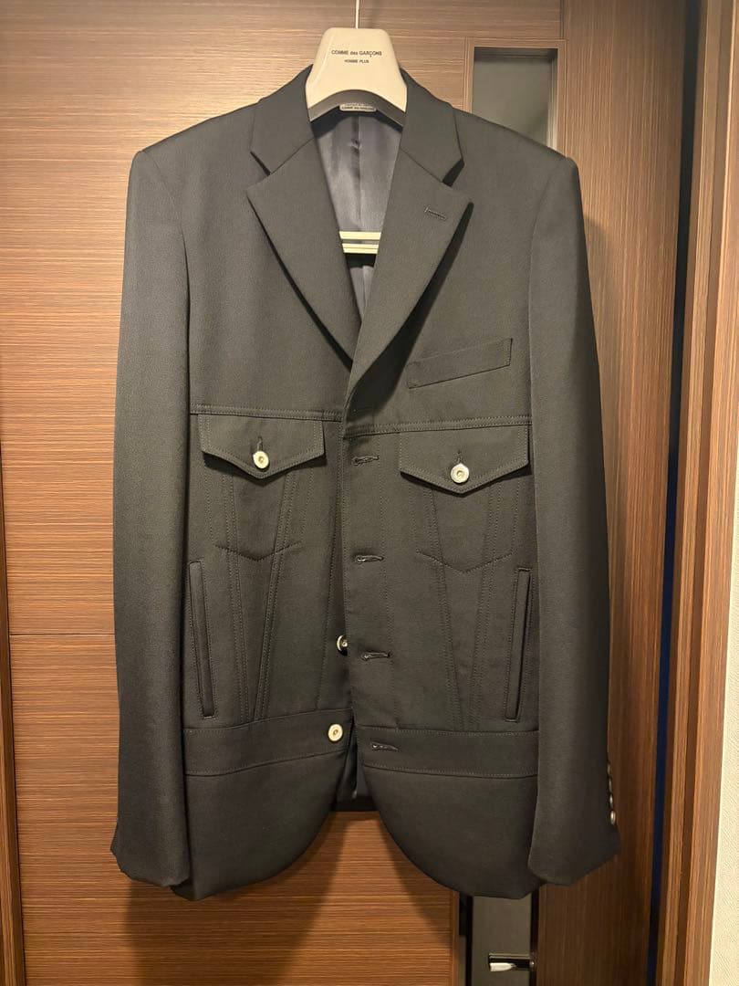 HOMME DEUX Gジャン ドッキング テーラードジャケット