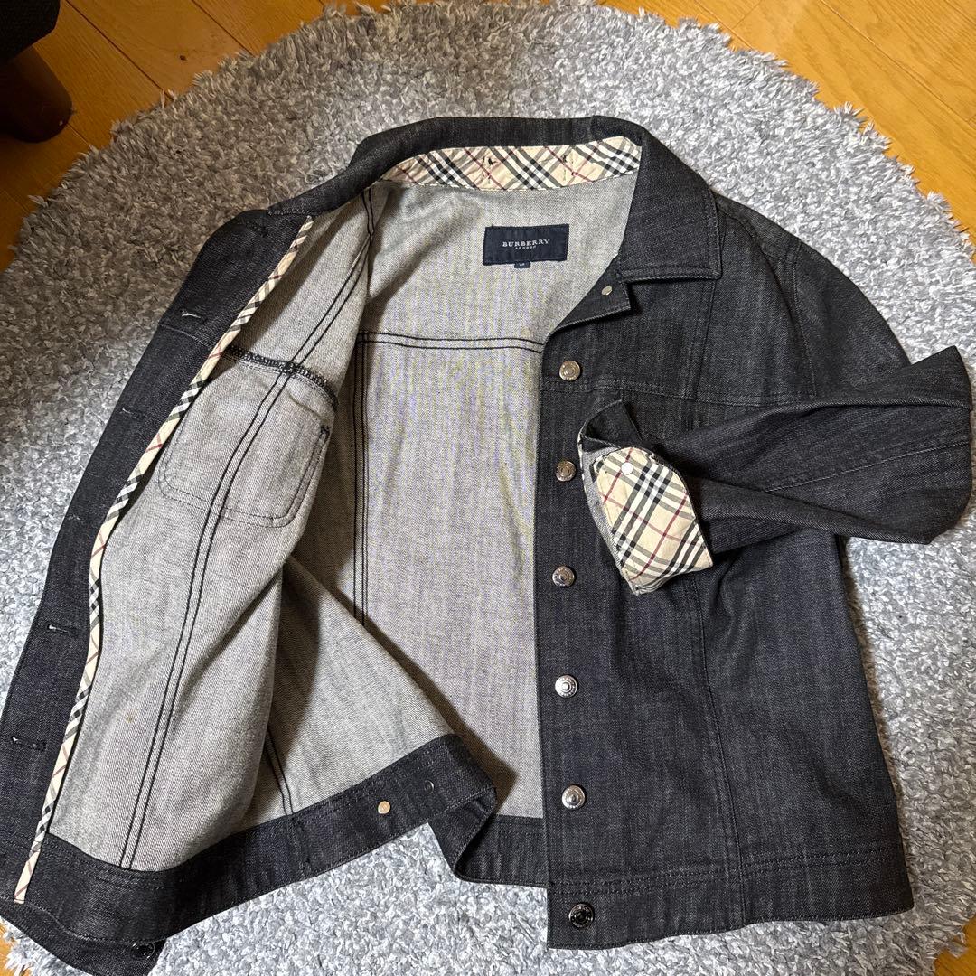 BURBERRY ブラックデニムジャケット 15