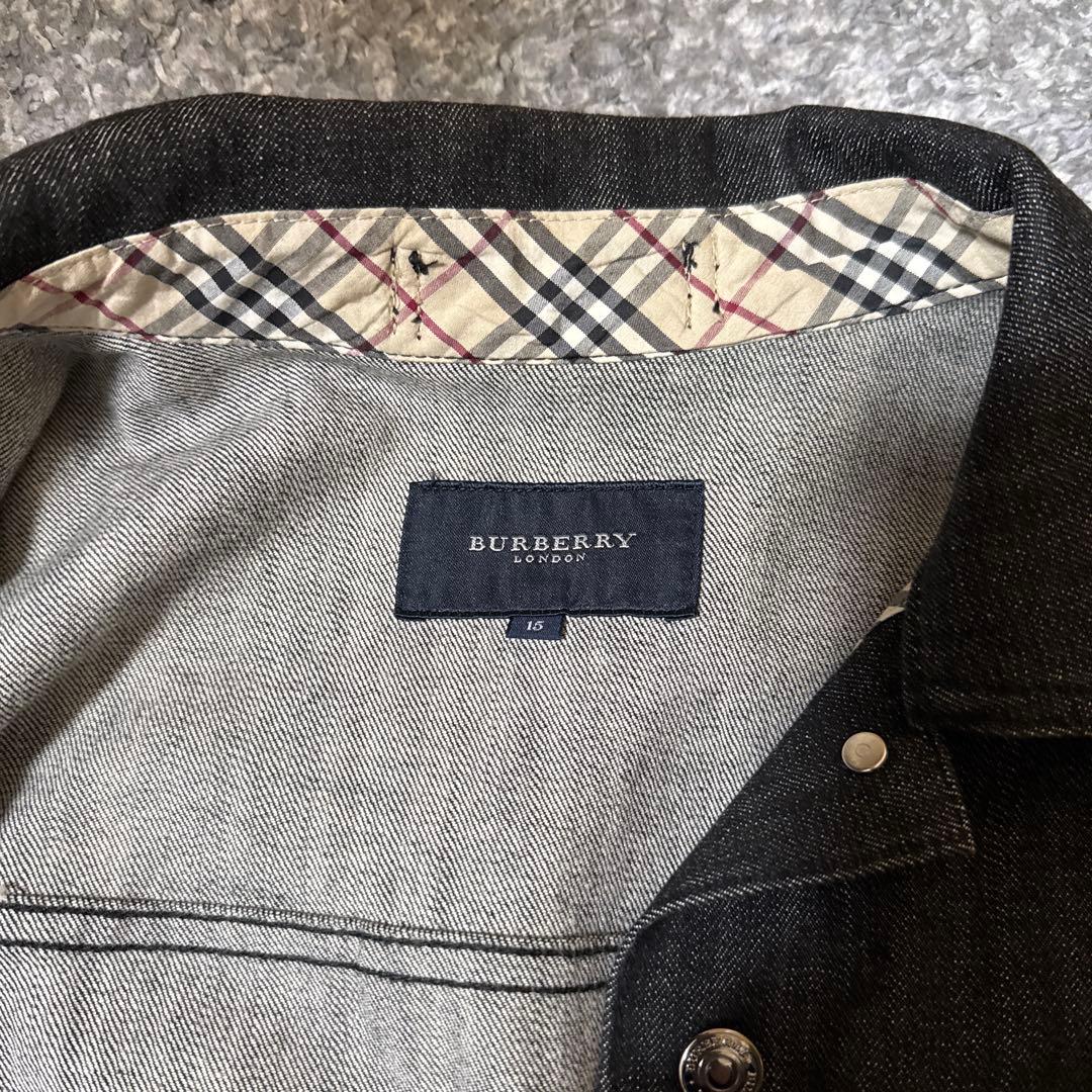 BURBERRY ブラックデニムジャケット 15