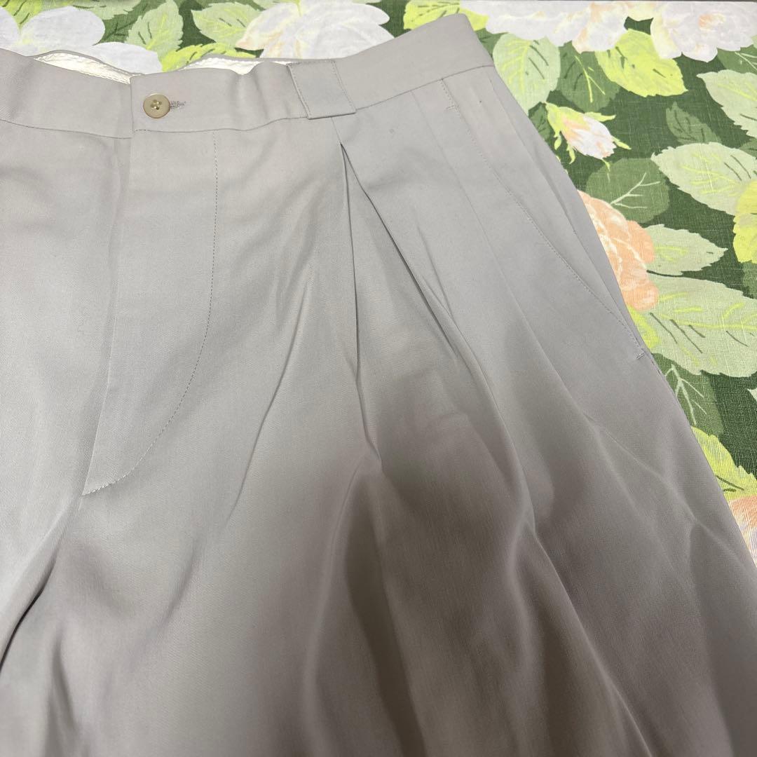 美品【値下げOK】GIORGIO ARMANI ワイドスラックス　イタリア製