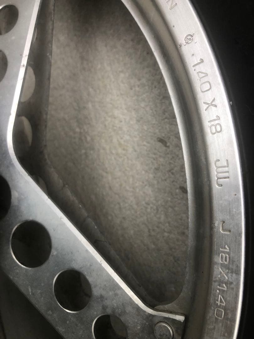 中古 MBX50 純正 ホイール 前後 セット