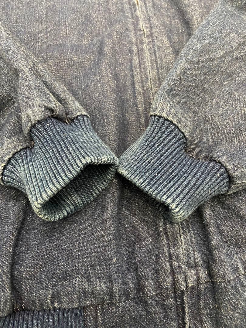 ラ*ー様 Eddie Bauer デニムMA-1 L