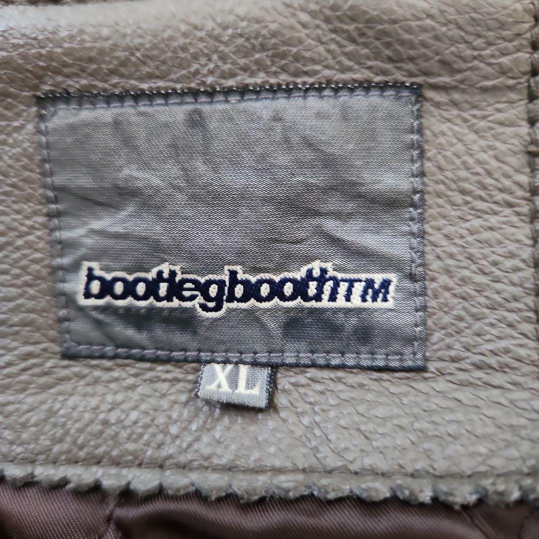 希少モデル！　BOOTLRGBOOTH　90S アームレザー(本革) スタジャン