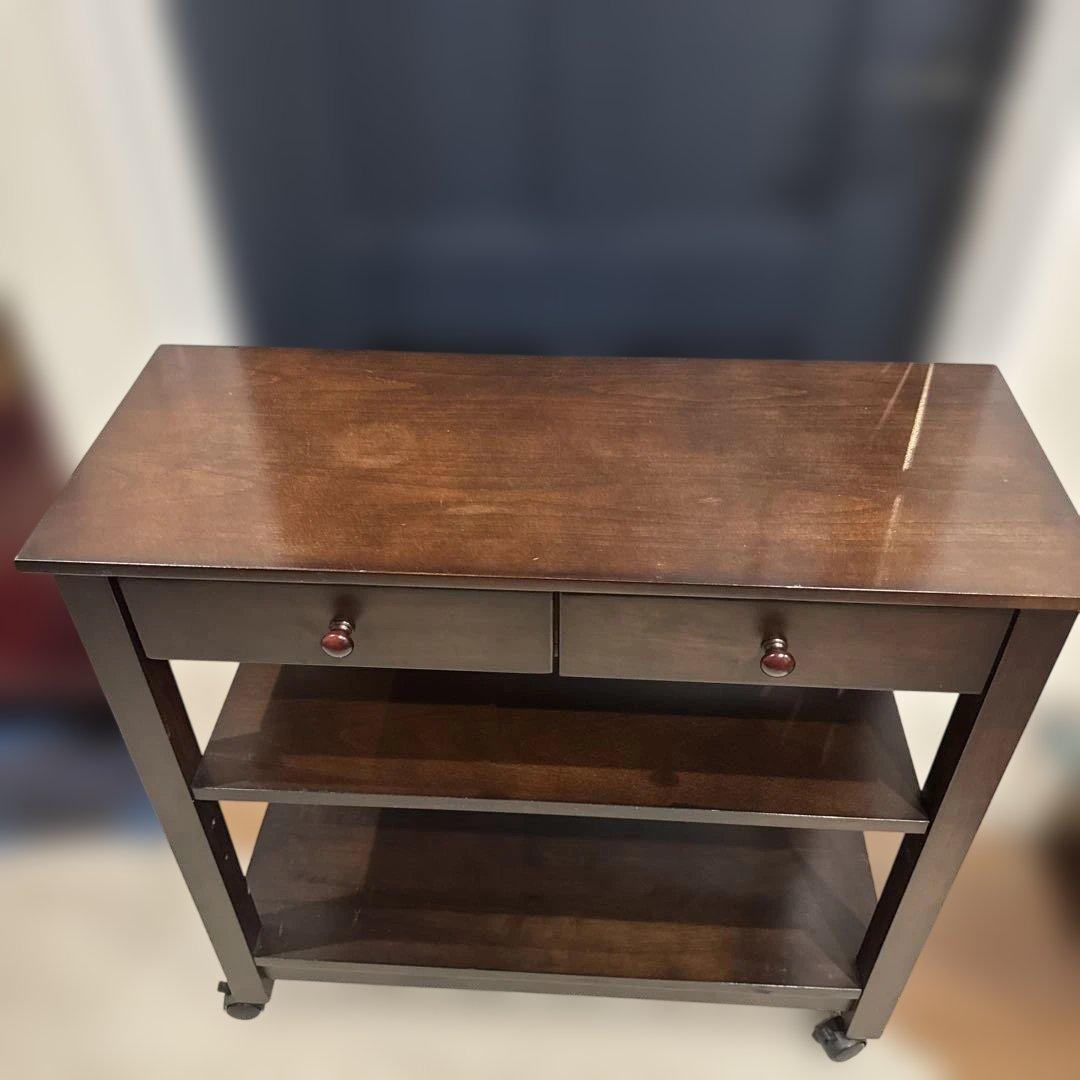 (DEN) 田コーポレーション　サイドキャビネット　テレビ台　電話台　キャスター