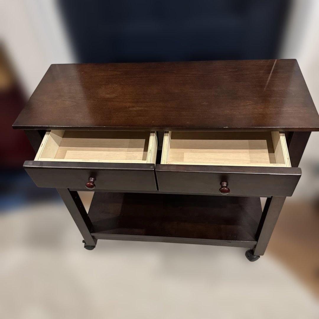 (DEN) 田コーポレーション　サイドキャビネット　テレビ台　電話台　キャスター