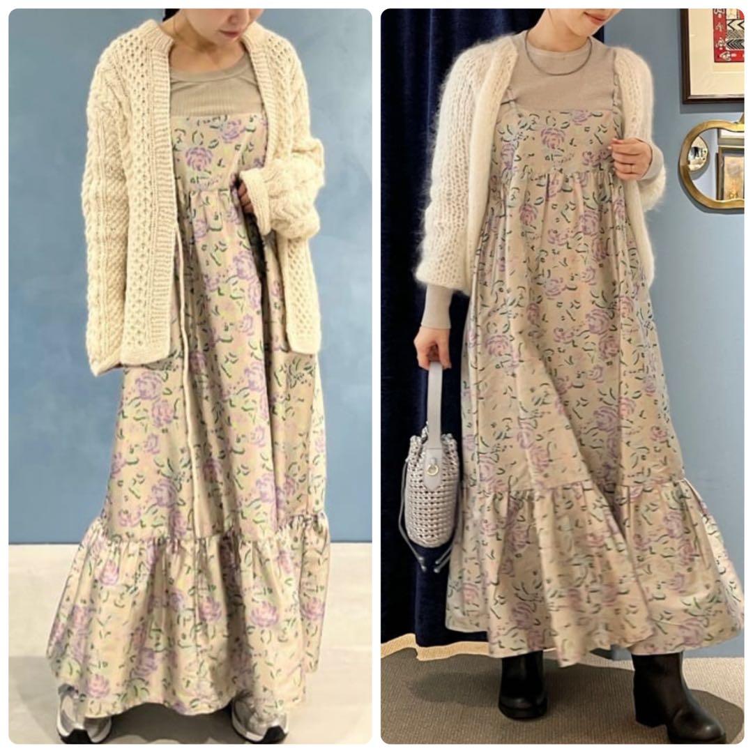 ne Quittez pas ヌキテパ フラワープリントキャミドレス2025AW