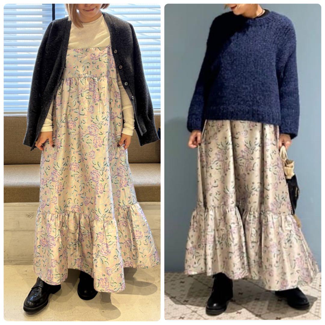 ne Quittez pas ヌキテパ フラワープリントキャミドレス2025AW