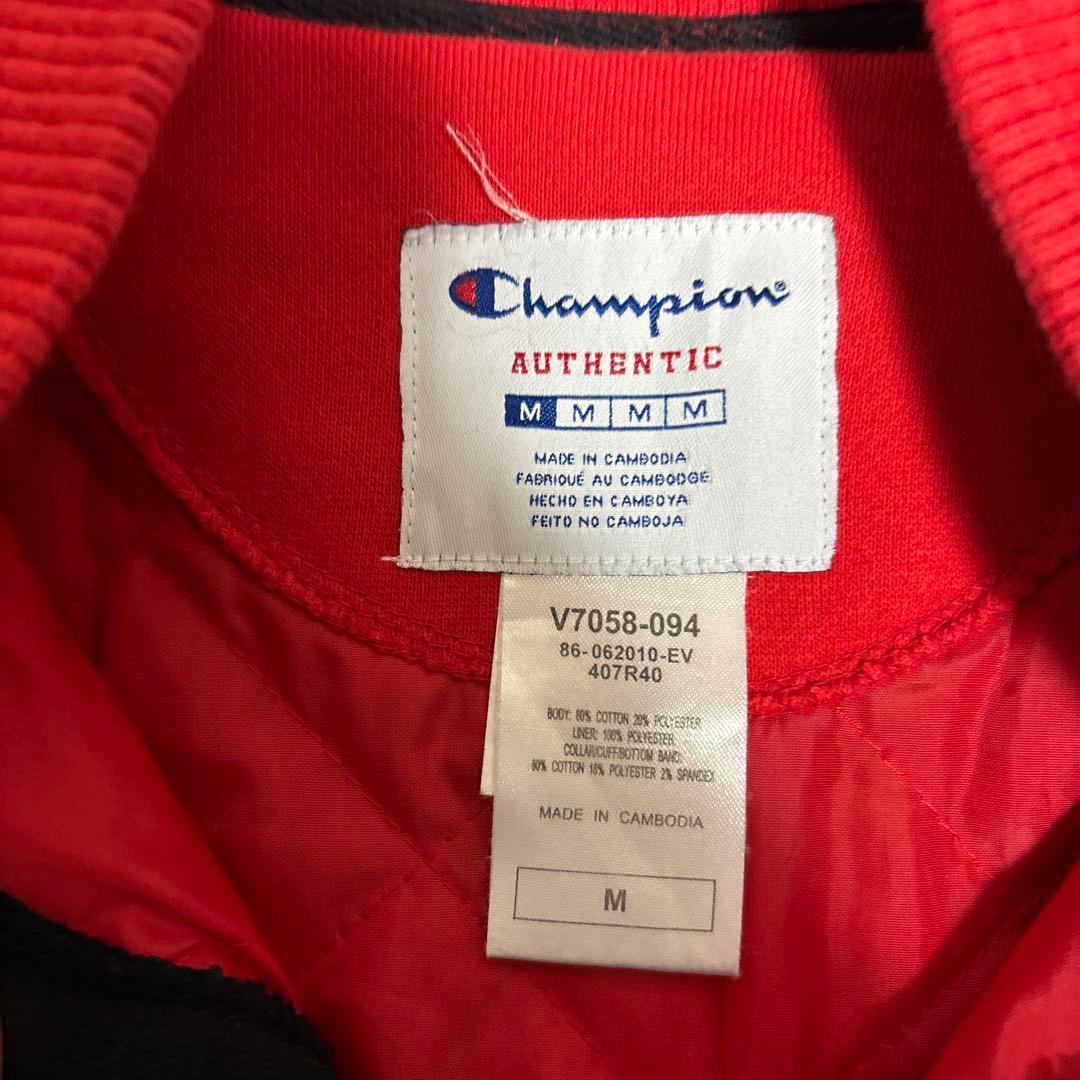 90s 短丈Champion チャンピオン　スタジャン