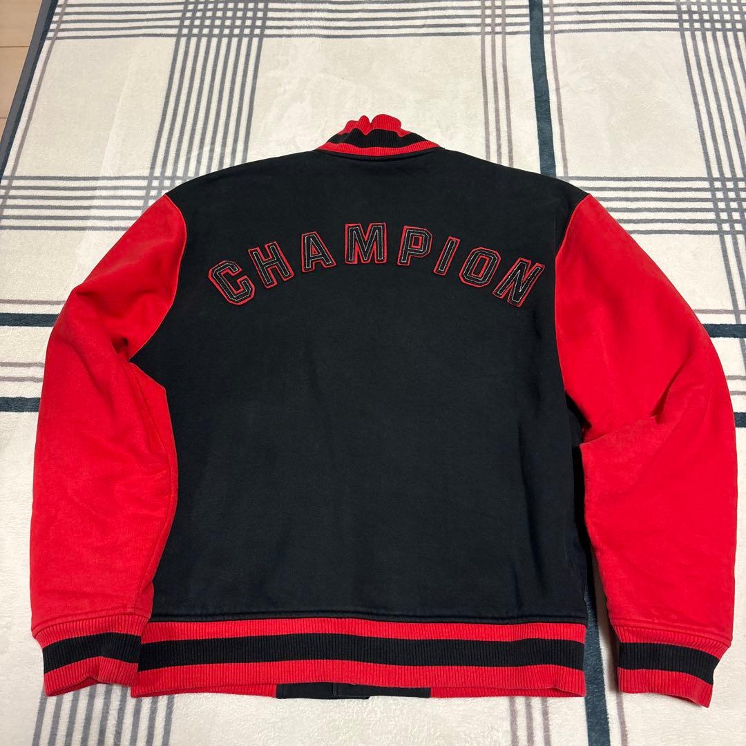 90s 短丈Champion チャンピオン　スタジャン