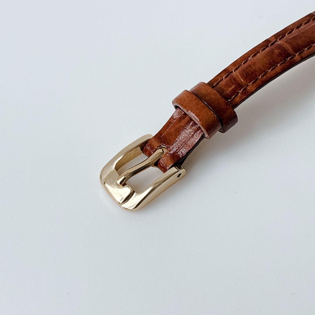 グッチ gucci レディース腕時計 シェリーライン レザー ゴールド 稼働品