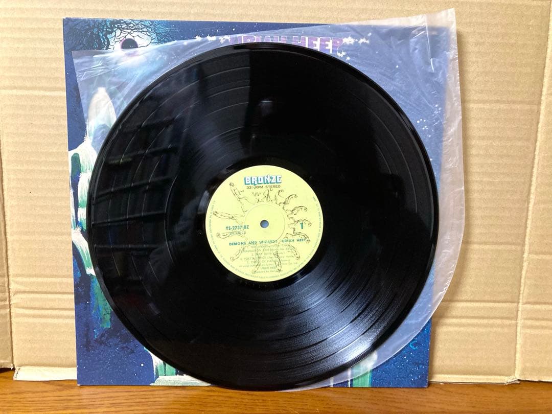 国内盤 URIAN HEEP Salisbury レコード 2枚 昭和 当時物