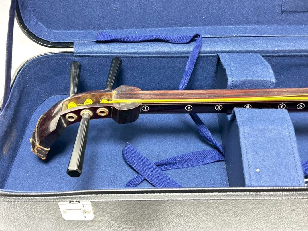 長唄三味線一式　初心者・練習用　（ハードケース・撥・小物付き）