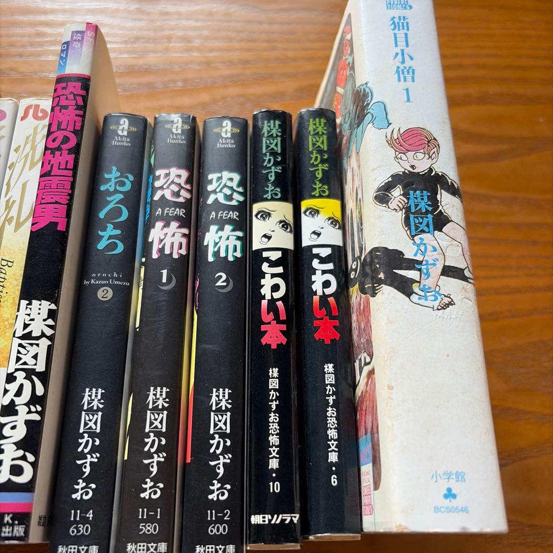 楳図かずお　14冊漫画セット