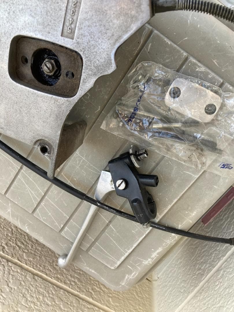 Z750FX Z1000MK2純正スプロケットカバー等クラッチレバー一式Z1Z2