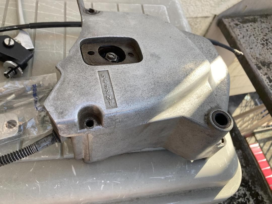 Z750FX Z1000MK2純正スプロケットカバー等クラッチレバー一式Z1Z2