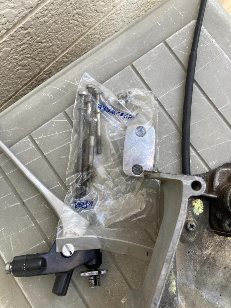 Z750FX Z1000MK2純正スプロケットカバー等クラッチレバー一式Z1Z2