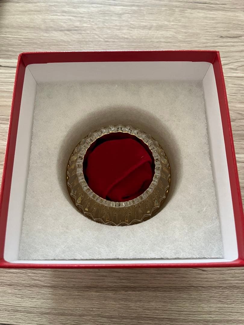 【新品未使用】バカラ　ミルニュイ キャンドルホルダー　ゴールド