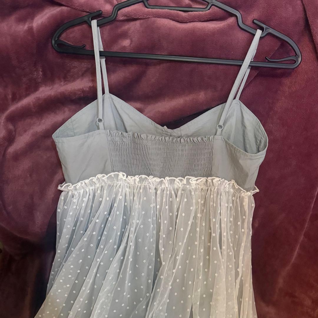 merry jenny コルセットドッキングキャミワンピース ティアードショート