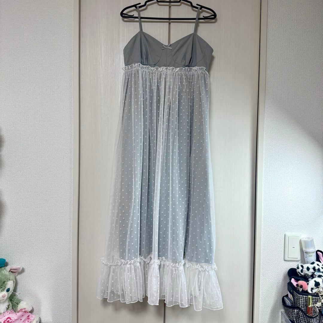 merry jenny コルセットドッキングキャミワンピース ティアードショート