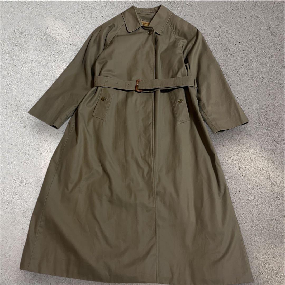 【希少】BURBERRYS バーバリーズ　ステンカラーコート　カーキ　90年代