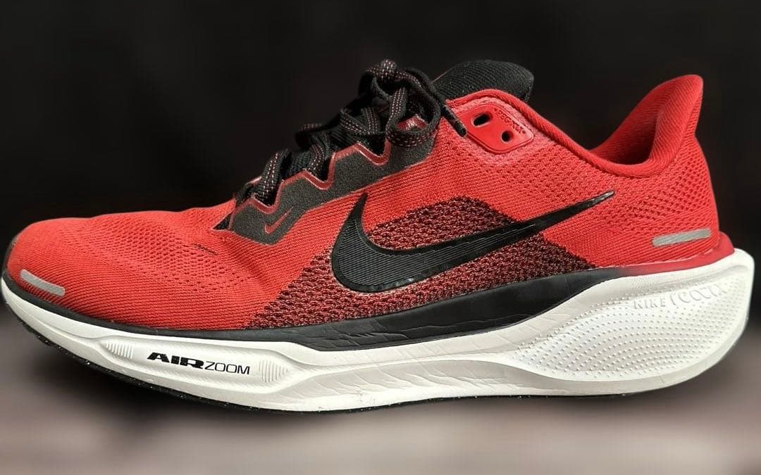 【26.5cm】エアズームペガサス41 レッド　ランニング　シューズ　箱付き