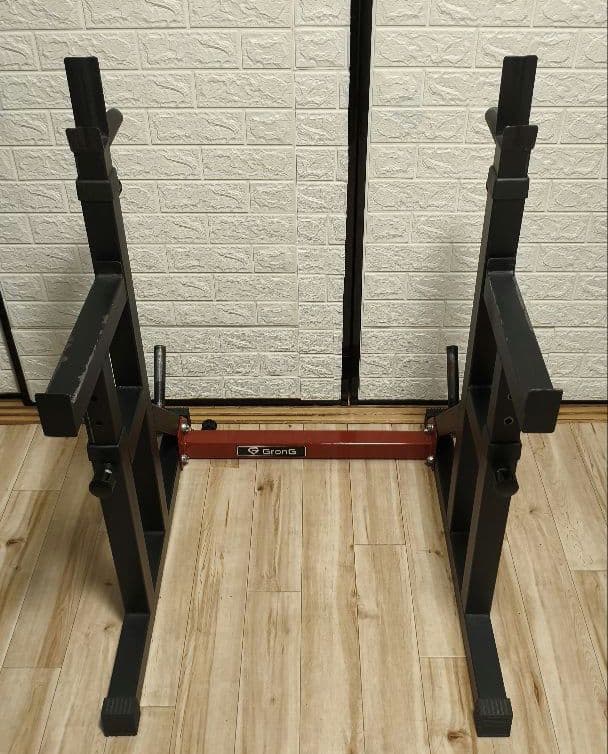 【送料込み】GRONG　バーベルラック　ベンチプレス　ホームジム
