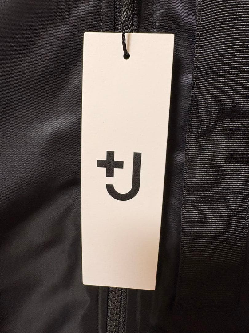 ユニクロ　プラスJ MA-1ハイブリッドダウンジャケット ブラック L